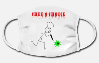 Mund Nasen Schutz mit dem Logo Chef's Choise